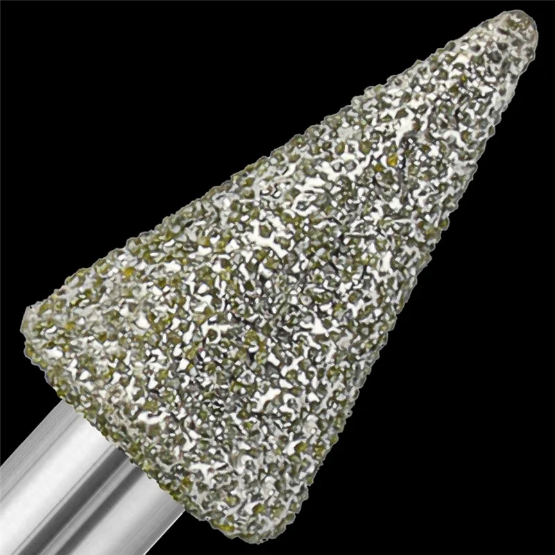 PORK-20Pcs 60-Körnung Diamant Grinder Bit Schaft Kompatibel Für Stein Glas Harz Porzellan Quarz Glasur Stahl schnitzen