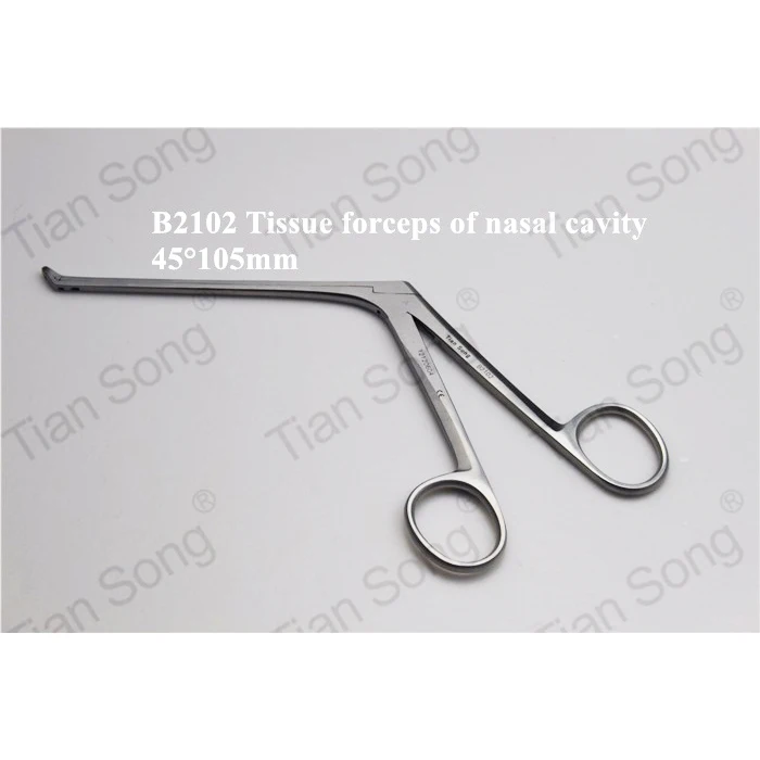 

Surgical Instruments Nasal Tissue forceps 45 degree 105mm