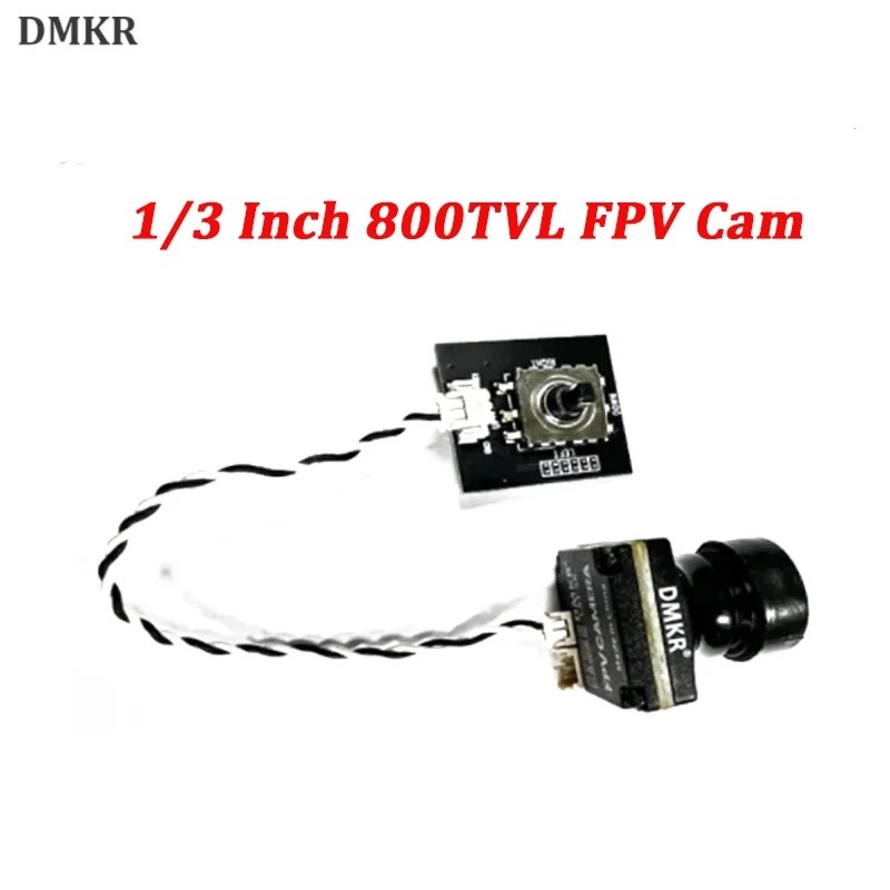 DMKR LST-S5 1/3 inci 800TVL kamera FPV Mini daya lensa 2.1mm 5 v-36 V PAL / NTSC dengan OSD Internal dapat disesuaikan untuk Drone RC FPV