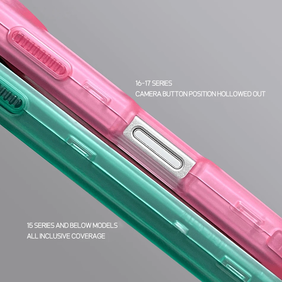 เคสกันกระแทกแบบแม่เหล็ก 3 in 1 สีนีออน สำหรับ Magsafe สำหรับ iPhone 16 15 Plus 14 13 12 17 Pro Max