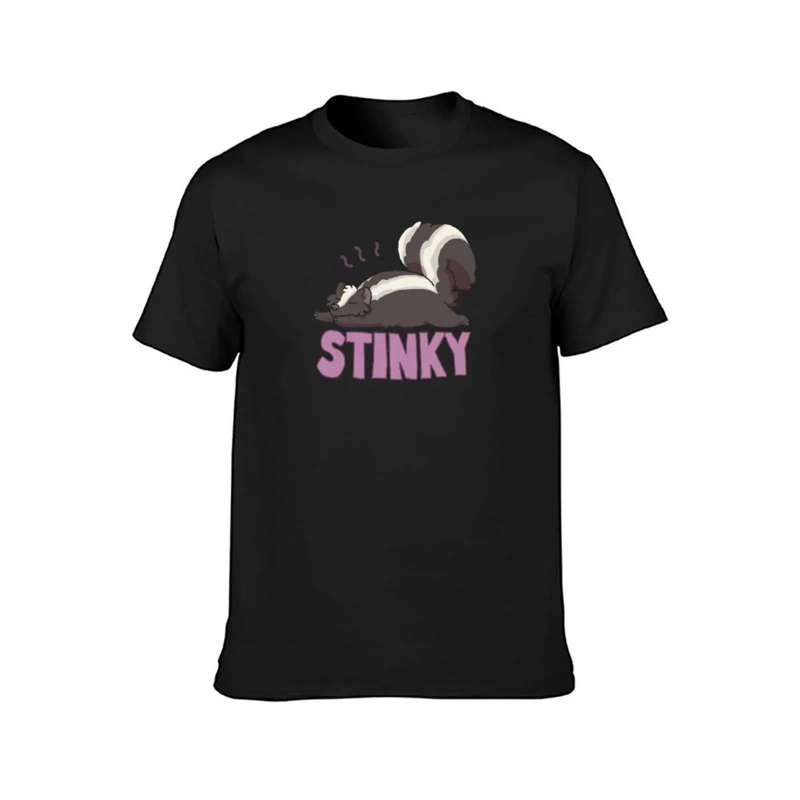 Stinky Skunk T-Shirt for a boy korean fashion heavyweight t shirts for men