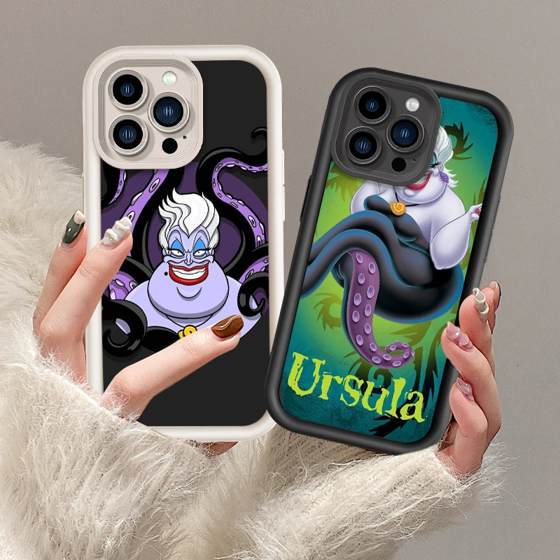 Maleficent Usula Disney Eye Ladder For Apple iPhone 15 14 13 12 11 XS XR X Pro Max Plus TPU Phone Case