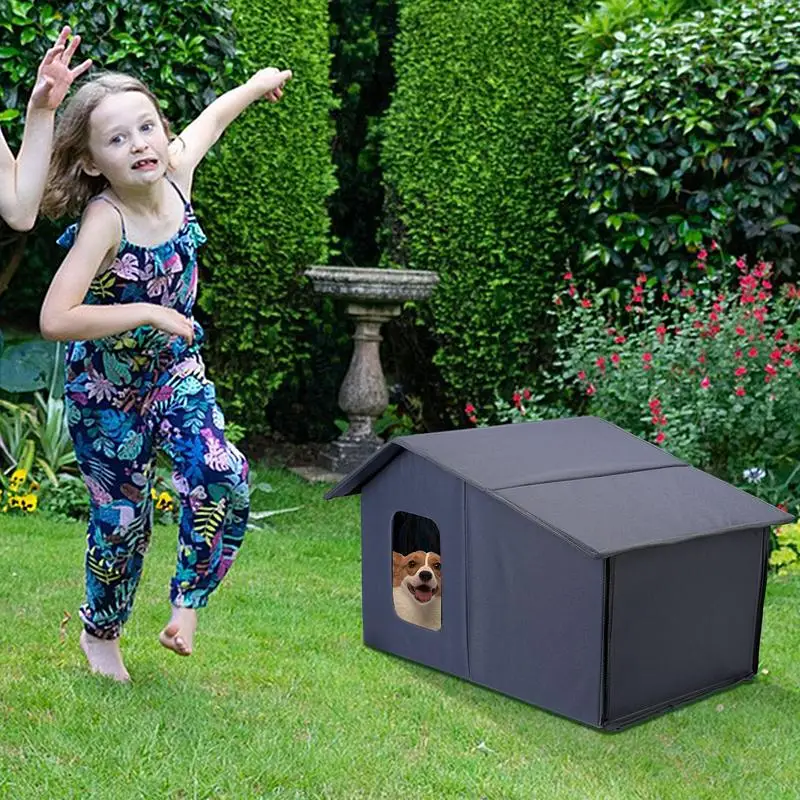 

Pet Shelter Collapsible Warm Cat House Waterproof Cat Bed FeralCats Dogs Shelter Weatherproof FeralCat Cave Keep Warm Outdoor