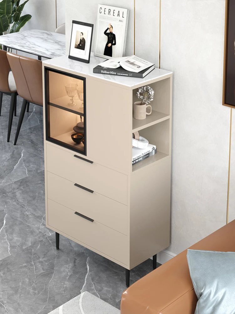 

Simple Modern Light Luxury Corner Table Living Room Corner Cabinet Bedroom Storage Stand