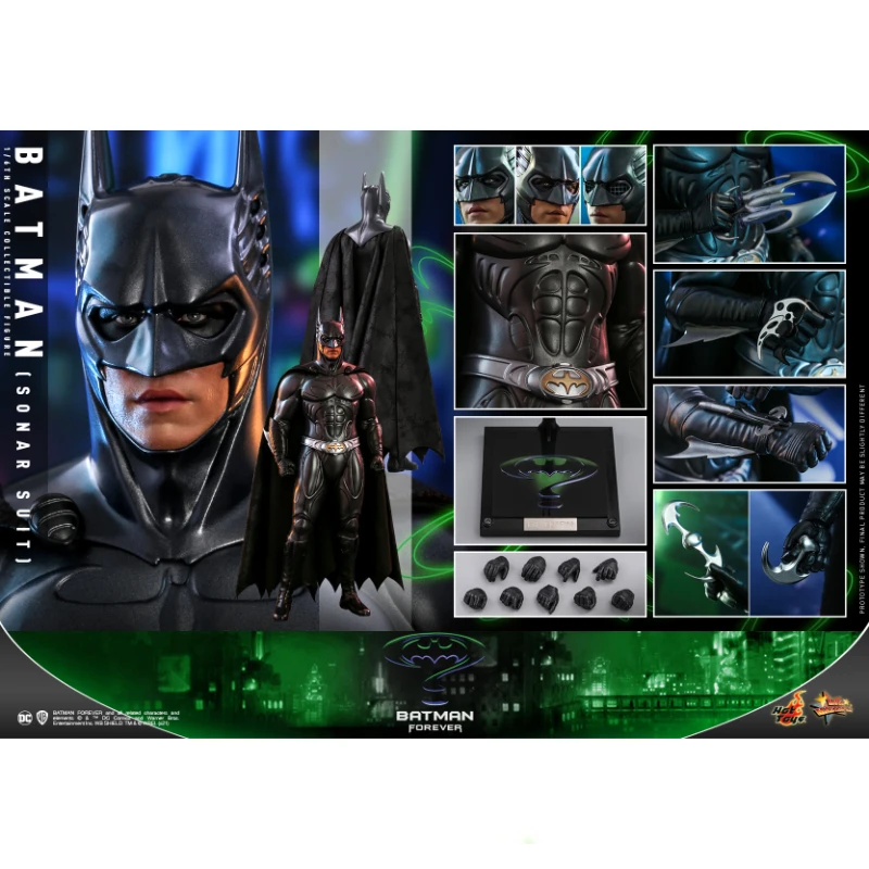 

In Stock HotToys MMS593 Forever Batman Sonar Warsuit 1/6 Soldier Anime Action Figure Toy Gift Model Collection Hobbies