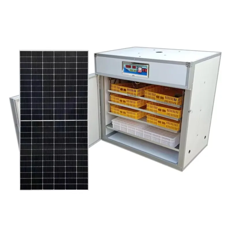 

Solar Automatic 528 Chicken Egg Incubator with Dual Power Hatching Eggs Machine for Chicken Farm