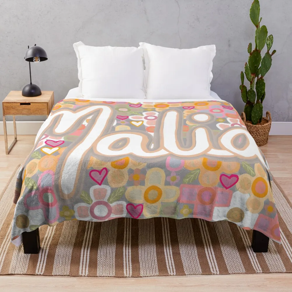 

Malia 2 Throw Blanket Air Conditioner Soft Blanket for Office Home