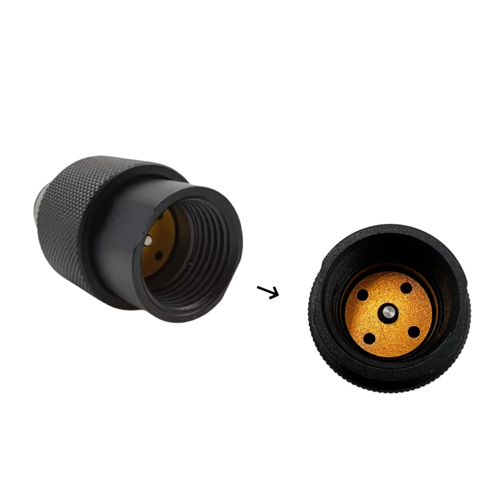 

BYBS-HPA Air Tank Regulator Valve Saver CO2 Cylinder G1/2-14 Threaded Switch Connector Pneumatic Control Connector