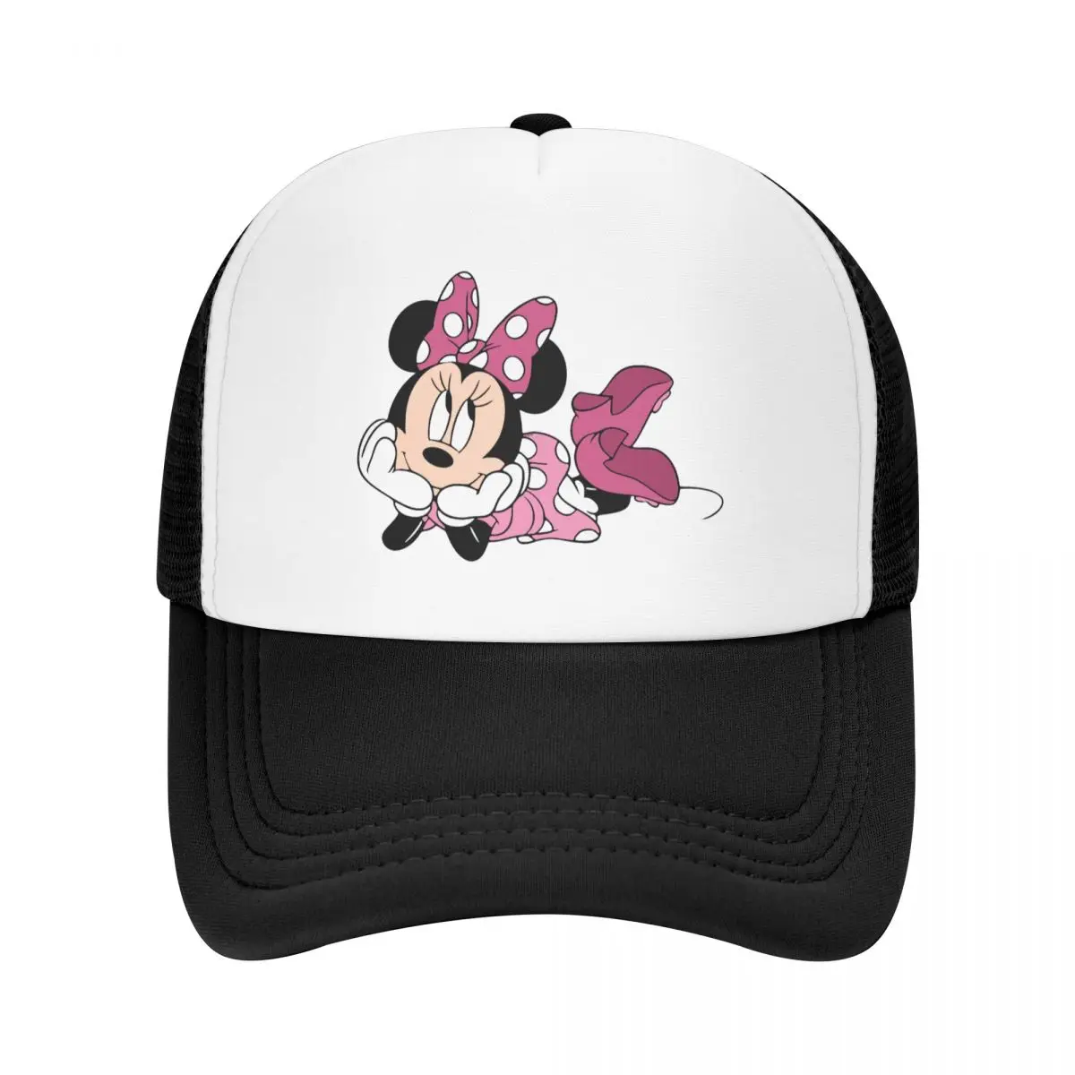 Fashion Mickey Mouse Trucker Hat Women Men Custom Adjustable Adult Baseball Cap Outdoor