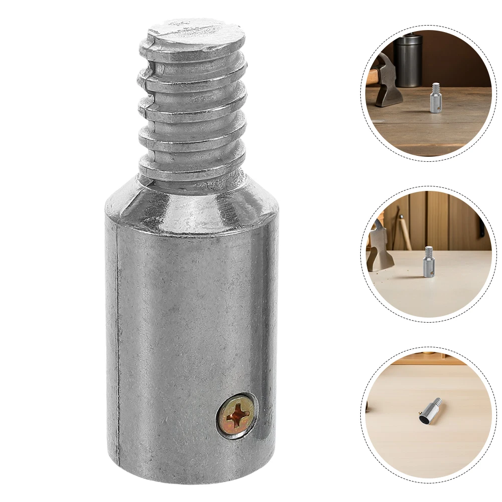 

3Pcs Aluminum Alloy Threaded Pole Extension Adapters Handle Connector Replacement Tips for Mop Broom Cleaning 25mm