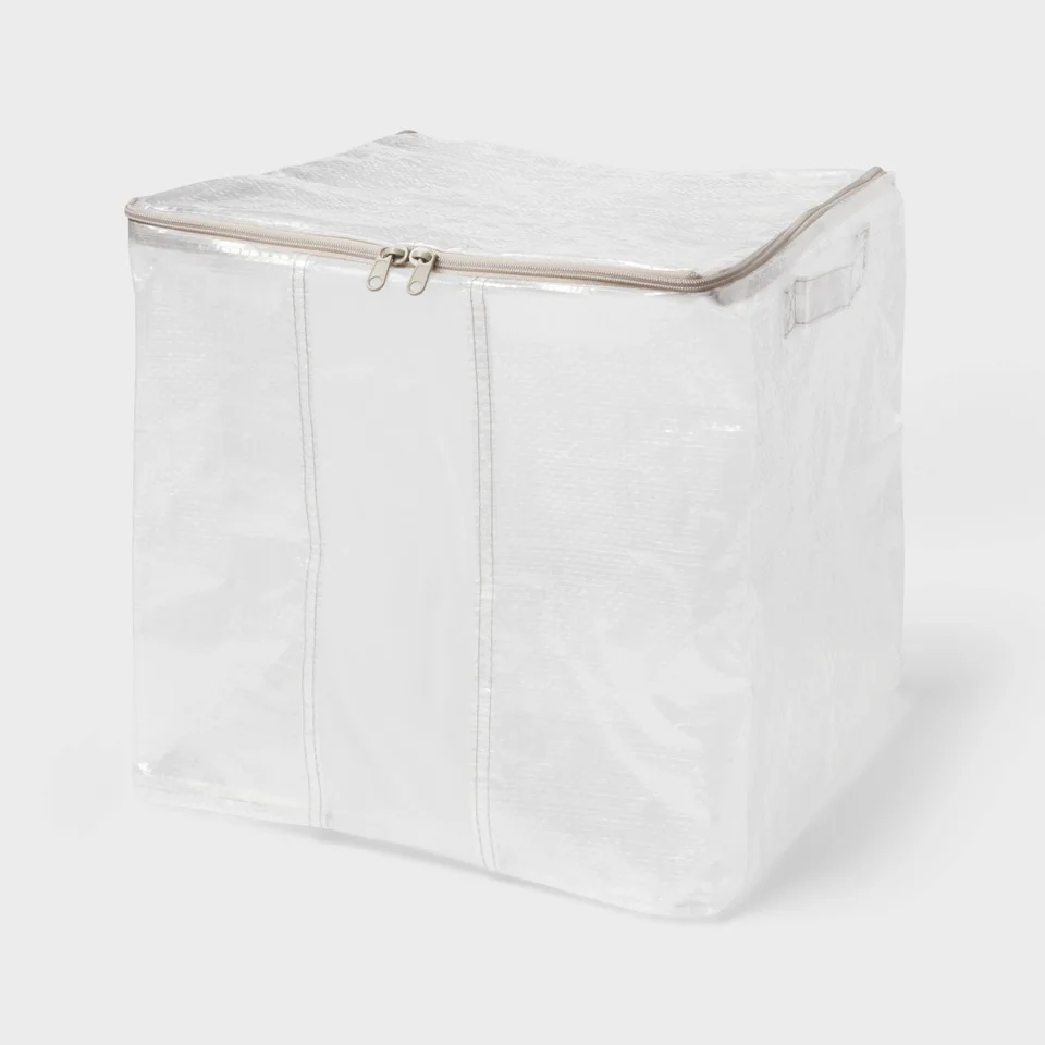 Transparent Cube Storage Bag - Large Capacity Organizer