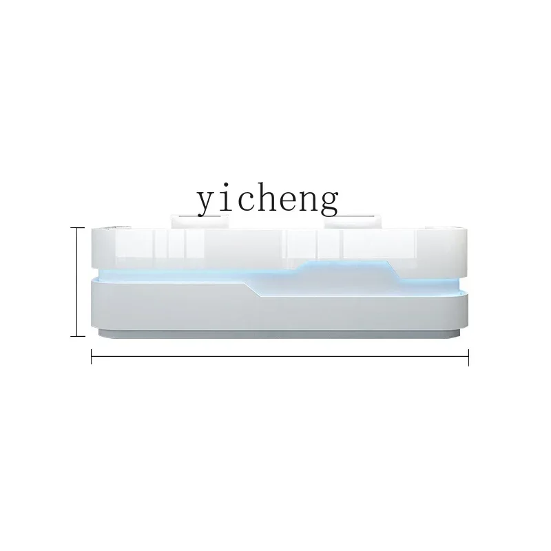 l1 paint front desk company curved bar beauty salon checkout page early education kindergarten front desk