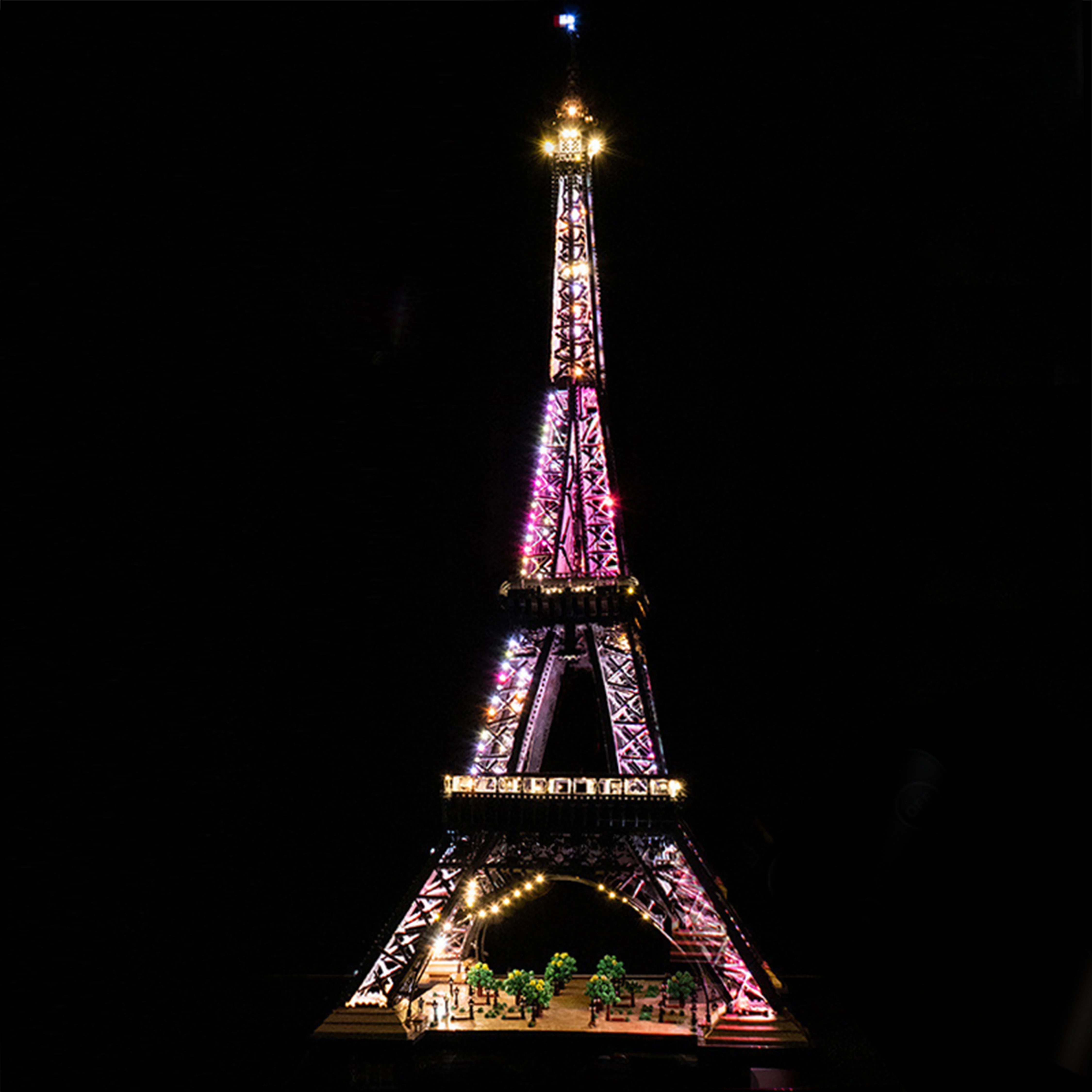 لتقوم بها بنفسك مجموعة الإضاءة LED ل 10307 باريس برج ايفل اللبنات التحكم عن بعد عرض أضواء فقط هدية مثالية للديكور المنزل