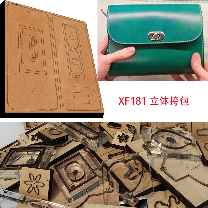 

New Japan Steel Blade Wooden Die Crossbody Bag Leather Craft Punch Hand Tool Cut Knife Mould XF181