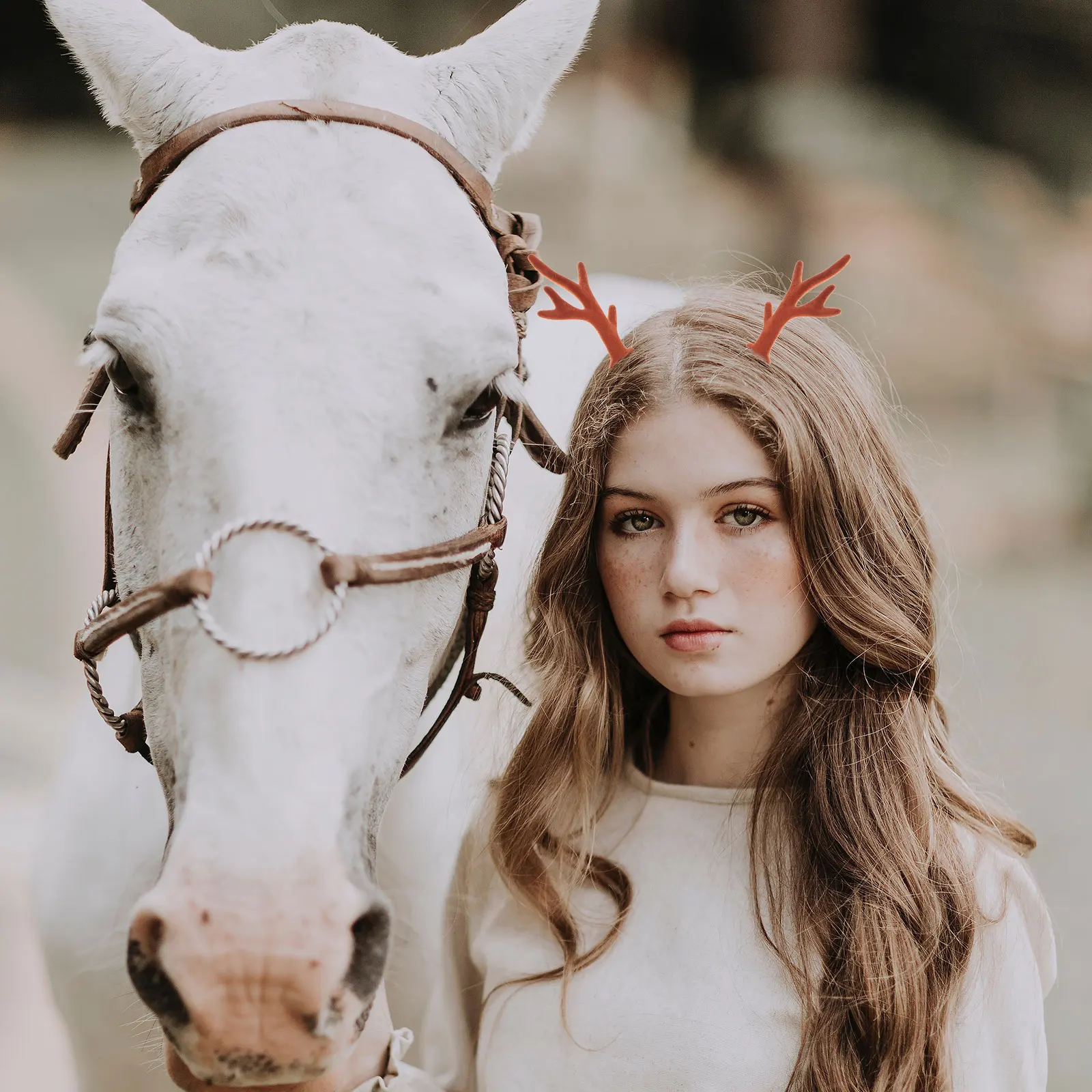 

100pcs Deer Antlers Headband Hair Accessories for DIY Crafts Mini Antlers Hairpins Clips Headdress Cosplay Party Carnival