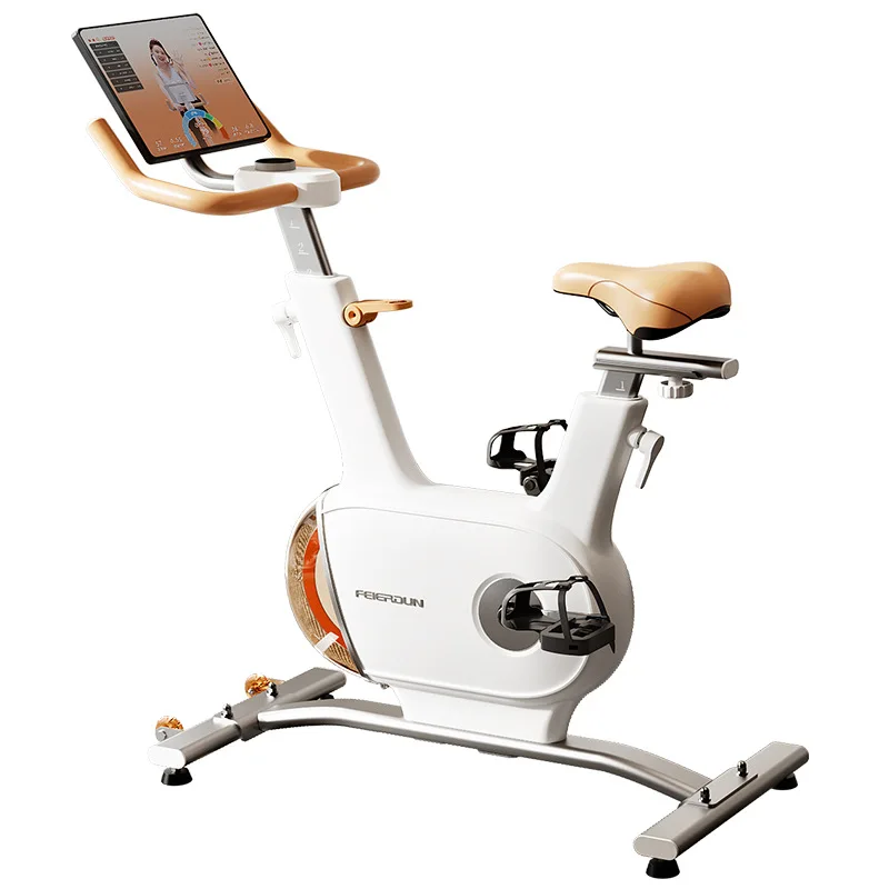 

Ultra-quiet self-generated spinning bike