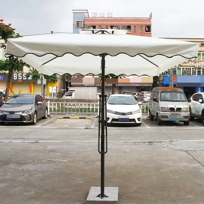 Square Umbrella Outdoor Sunshade Commercial Grade Roman Market Umbrella