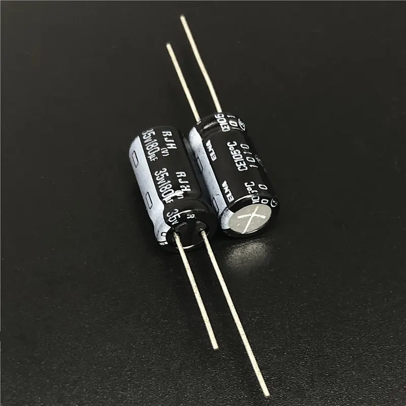 10 pcs/50 pcs/200 pcs 180 uF 35 V Japan ELNA RJH 8x15mm Lage impedantie Hoge Betrouwbaarheid 35V180uF Audio grade Condensator