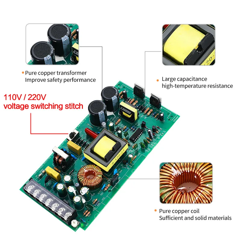 Imagem -03 - Mzmw Ms120 S120 Série Comutação da Fonte de Alimentação 120w 5v 12v 15v 24 36v 48v ac dc Única Saída Transformador Adaptador Alimentação Smps