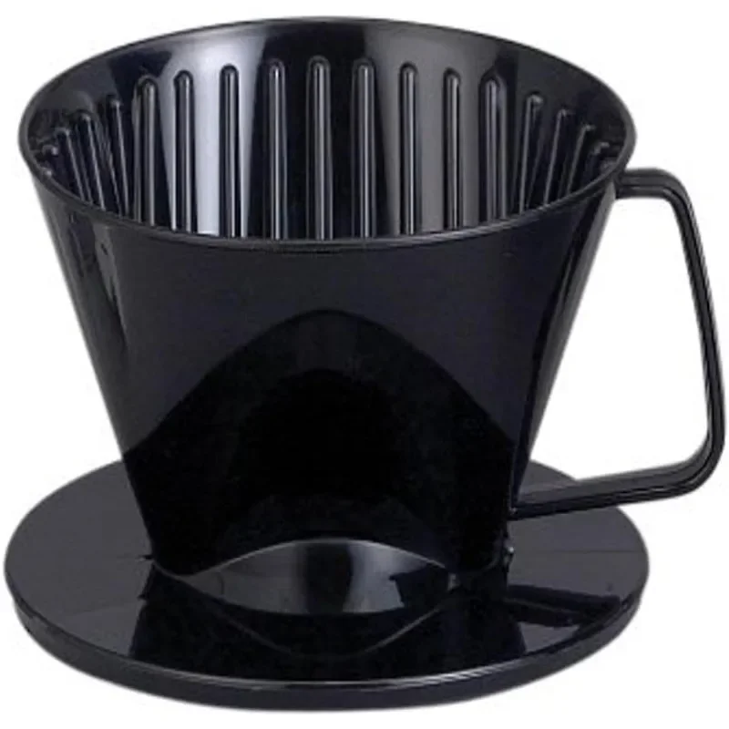 Pour-Over Coffee Brewing Filter Cone, Number 1-Size, Black, Brews 1 to 2-Servings