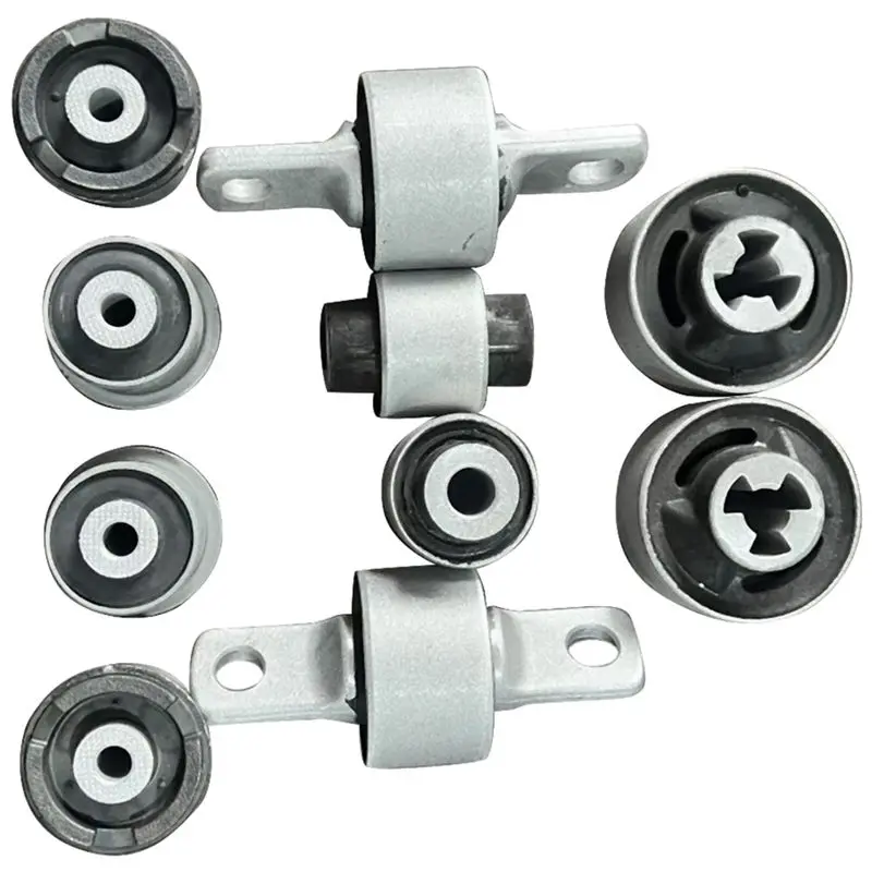 

Upgraded Automobile Front Left&Right Suspension Control Bushing Kit Triangle Front Lower Straight For Tesla Model 3