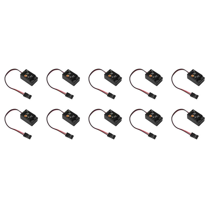 

10X Mini Gyro Gyroscope For WPL D12 1/10 RC Car Drift Racing Car Steering Output Integrated Compact Light-Weight Design