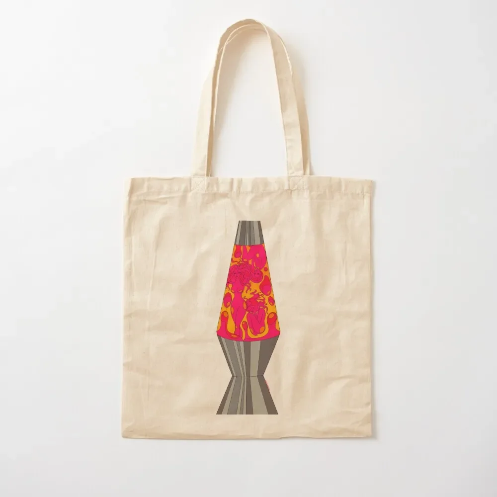 

Lava lamp lady pink yellow Tote Bag Candy bags tote bag men sacs de shopping Big bag