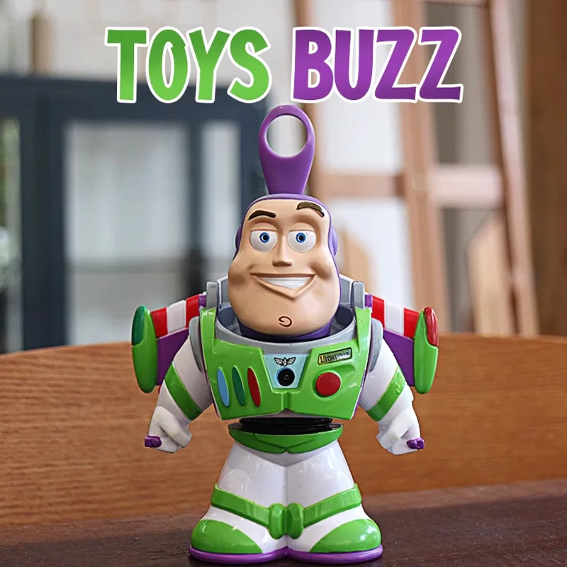 

Kawaii Disney Toy Story Buzz Lightyear Cute Action Figure Toys Cartoon Funny Buzz Figures Dolls Toy Birthday Gifts For Children