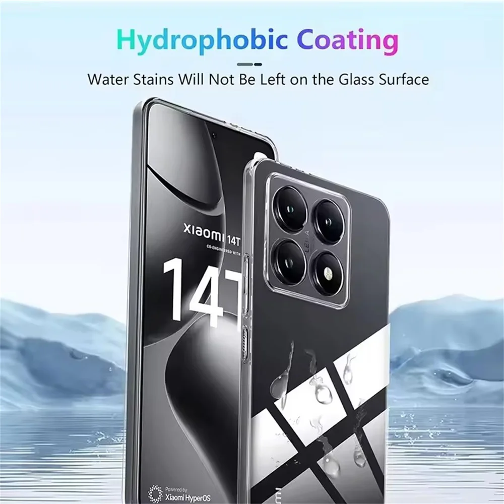 حافظة ناعمة من السيليكون رفيعة للغاية لهاتف Xiaomi 14 15 14T 13 13T 12 12X 12T Pro Lite غطاء شفاف فائق الوضوح مقاوم للصدمات