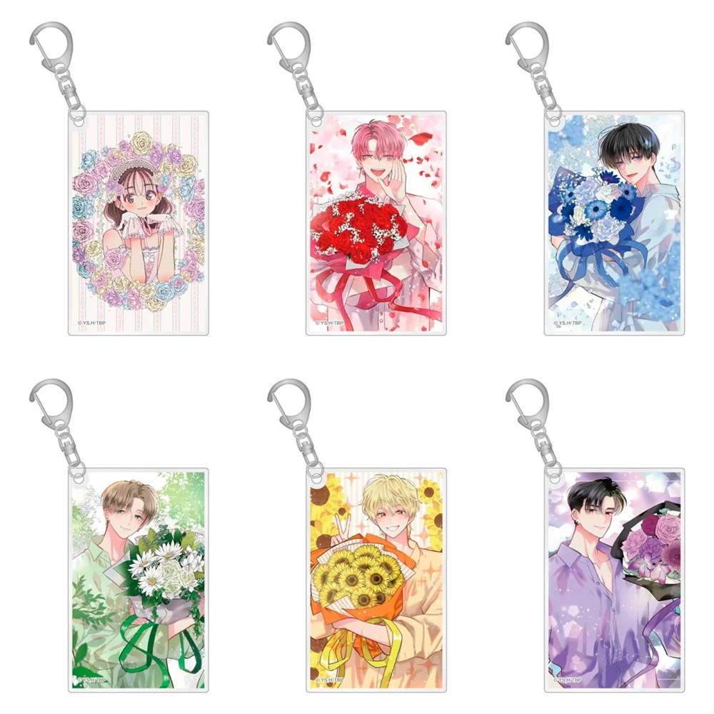 

6CM Anime Tamon's B-Side Acrylic Keychain Model Cosplay Characters Ornament Accessories Good Merry Christmas Gifts