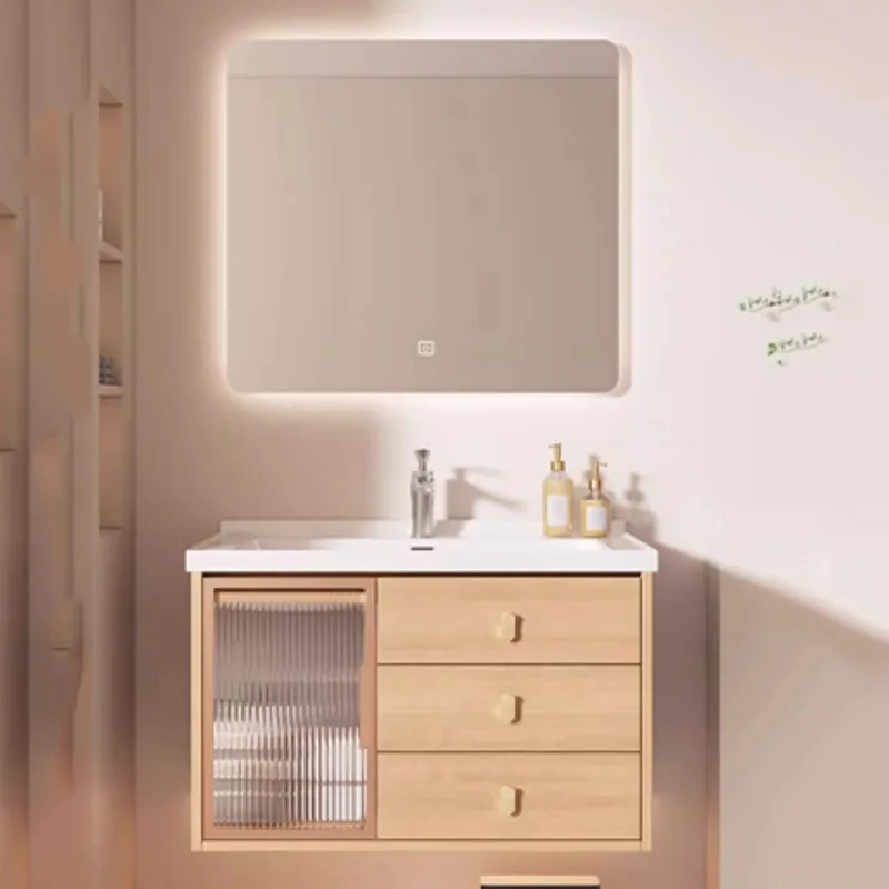 

Display Modern Bathroom Cabinet Organizer Storage Shelves Toilet Partitions Drawers Cupboard Luxury Archivadores Room Furniture