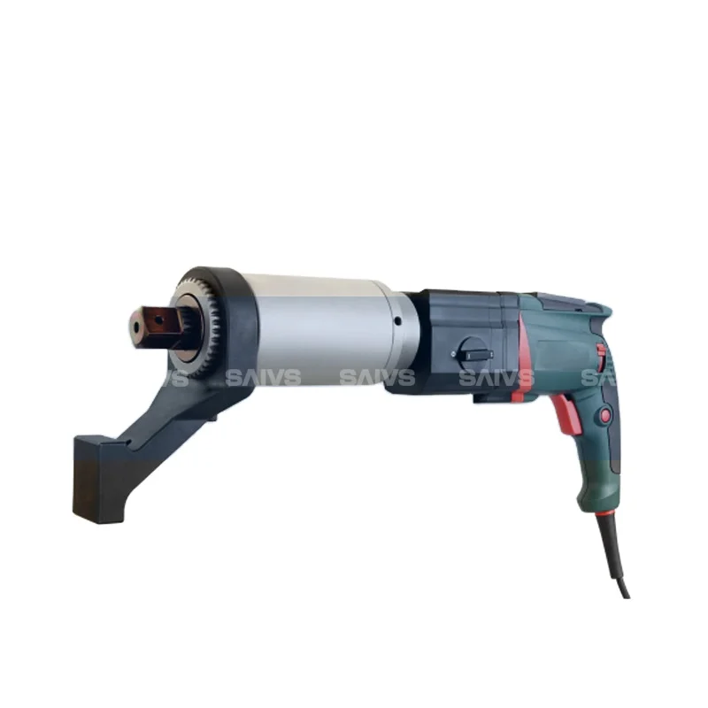 Chave de torque elétrica sem escova angular 12000nm, grau industrial diy com alça angular confortável para parafusos especiais