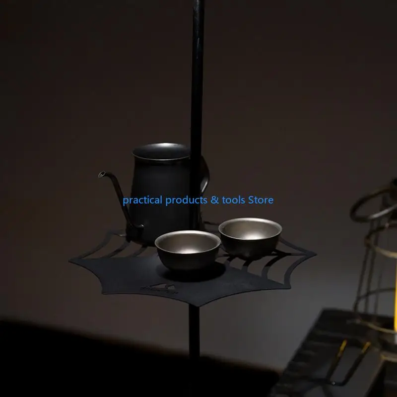 77JB Anti Corrosion Rustproof Lamp Hanging Pole Foldable Portable Lantern Stand