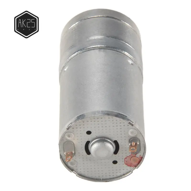 

AK25-25GA-370 DC 12V Мини-редукторный двигатель с редуктором, мотор-редуктор для электронного замка (300 об/мин)