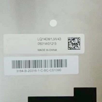 

LQ140M1JW43 14,0-дюймовый ЖК-экран без сенсорного экрана для ноутбука FHD