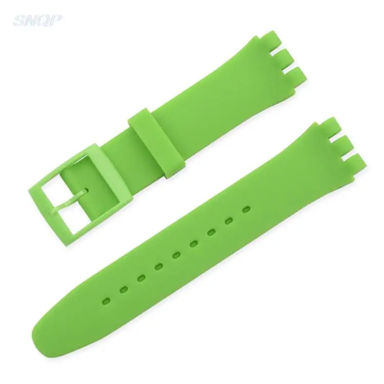 12mm 16mm 17mm 19mm 20mm Silicone Replacement Watchband for Swatch Sport Rubber Women Colorful Band Strap Bracelet Accessories