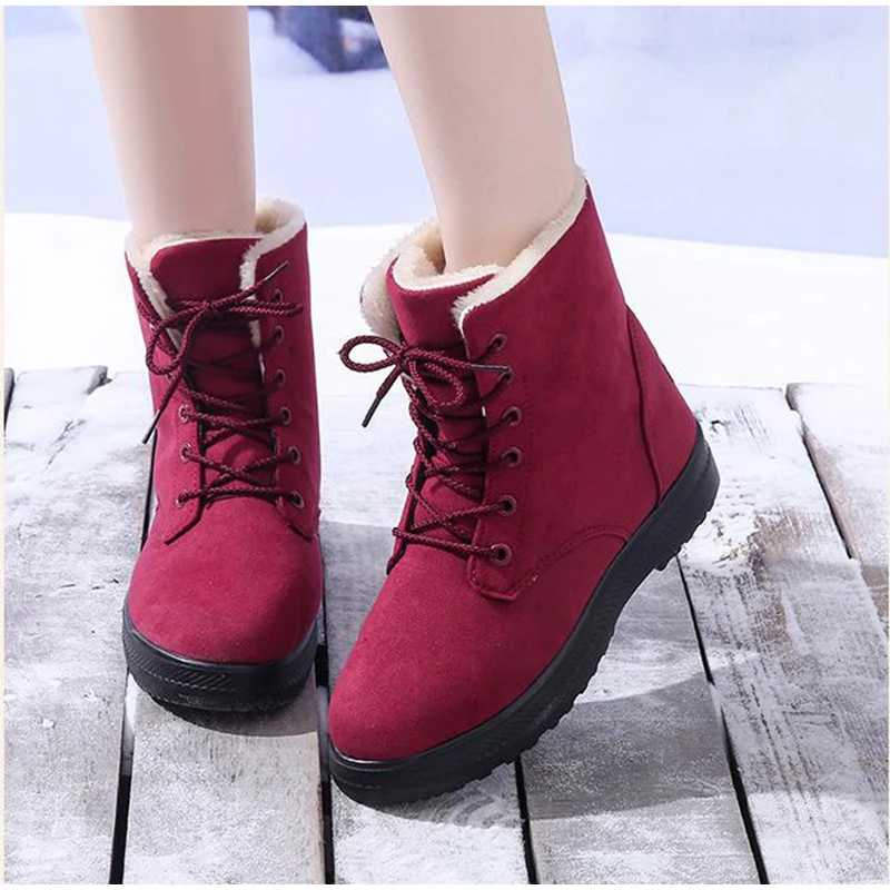 Winter Heavy Fleece Snow Boots Men Unisex Large Size High Top Women Shoes Keep Warm Waterproof Outdoor Platform Female Boots New