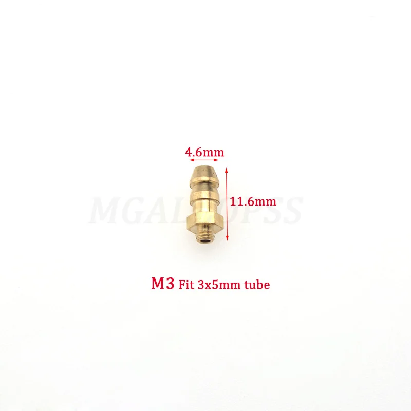 2 szt. RC samochód/łódź mosiężny kran chłodzący wodę (M3/M4/M5 gwintowe smoczki wodne) dysze paliwa do metanolu benzyna samochód/łódź