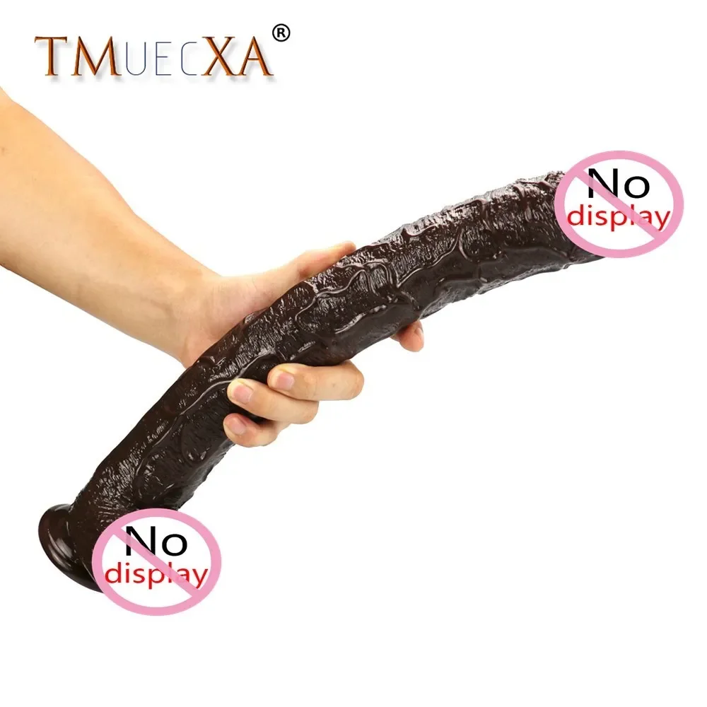 

Realistic Dildo 43cm Small Dildo with Strong Suction Cup for Hand-Free Play Vagina G-spot Anal Simulate Adult Toys Woman