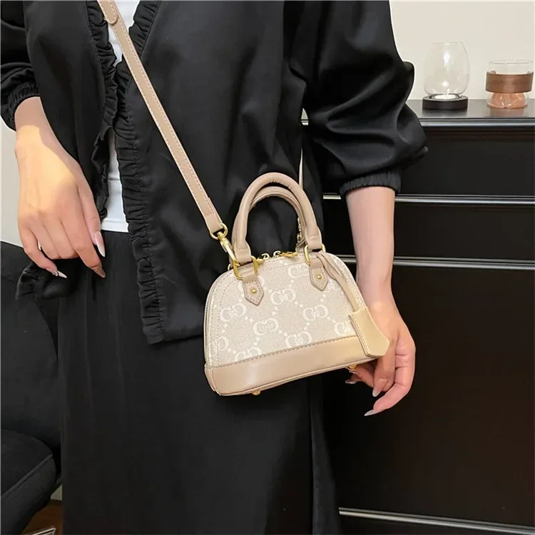 

2025 New Niche Women's Shell Bag - Retro Trend Fashion Versatile High Sense Portable Commuter Casual Shoulder Crossbody