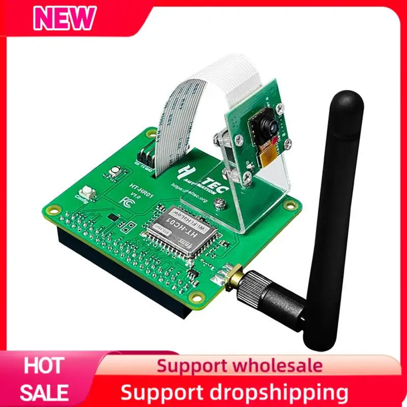 Superior HR01 Wifi Halow Module Pi-Camlow For Raspberry Pi HAT 5MP Camera 2KM Range 32.5Mbps Mesh Networking