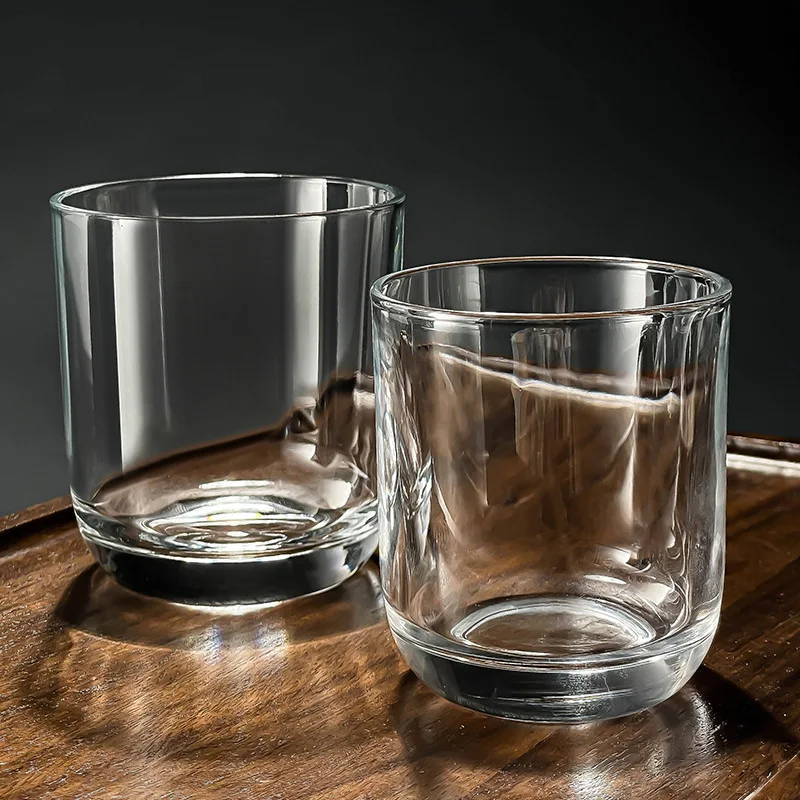 

Утолщенная стеклянная чашка для сока, пива, чая с молоком, термостойкая чашка для питья без крышки