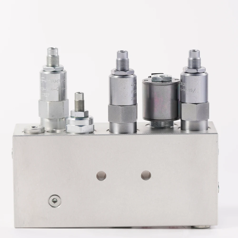 New China Factory HydraForce High Pressure Professional Hydraulic Control Valve Bank System Actuator Safety Valve Aluminum Alloy