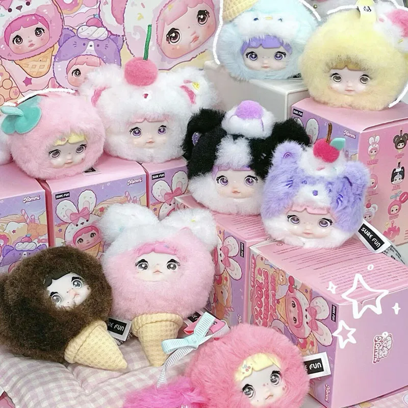 

Nommi Sweetness 100% серия слепая коробка милый кролик Nommi виниловая плюшевая загадочная коробка сумка-сюрприз кулон брелок Декор для девочек