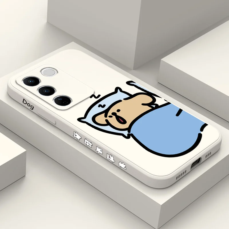 

Sleeping Dog Phone Case For VIVO V30 V29 V29E V27 V27E V25 V25E V23 V23E V21 V20 Y20 Y12 Y21 Y22 Y50 Y35 Y76 Y36 Pro 4G 5G