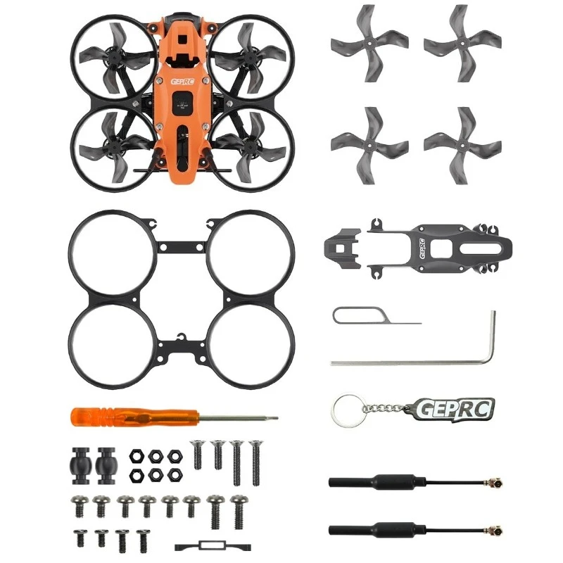 

GEPRC DarkStar16 O4 Pro TinyWhoop FPV Дрон Квадрокоптер — TAKER F411-12A-E O4 Air Unit Pro SPEEDX2 1003 14800KV 2S LiPo