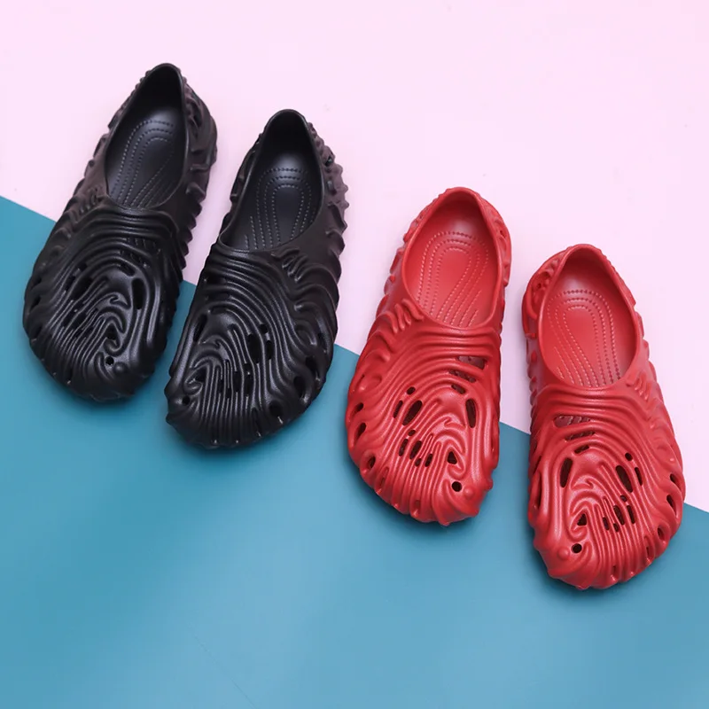 New Women Sandals Casual Breathable Beach Sandals Summer Slip On Women Flip Flops Shoes Non-slip Home Slippers Men Couple Shoes