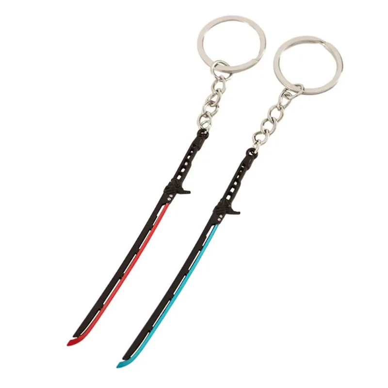 9 سنتيمتر سايبر المفاتيح الحرارية كاتانا تأثيري سبيكة كيرينغ سلاح نموذج السلامة اكسسوارات قلادة حلية عيد ميلاد اللعب هدية الأولاد #1