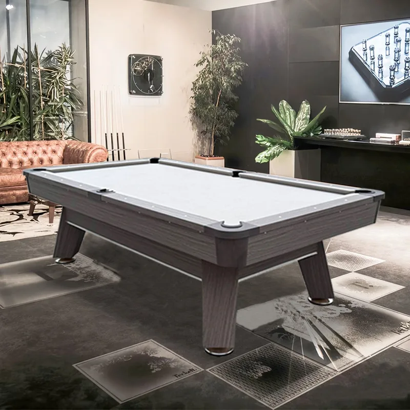 

Factory Wholesale High-Quality MDF Pool Billiard Tables 7-9 Ft