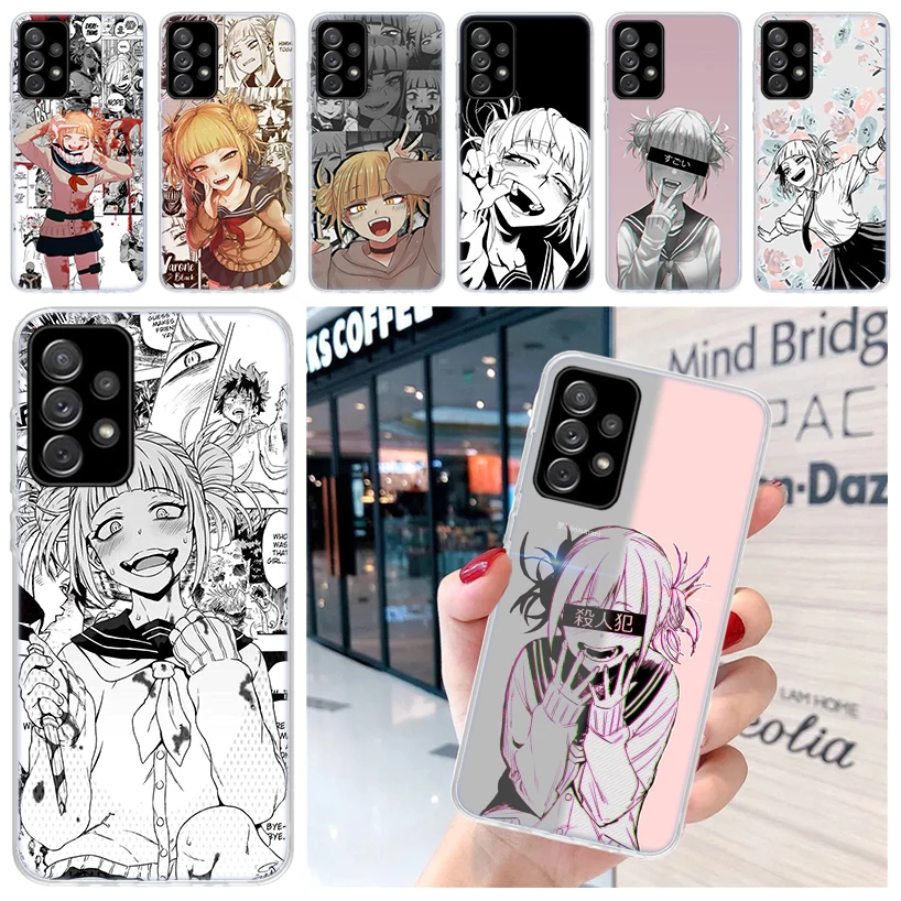 Anime Himiko Toga Waifu Soft Soft Phone Case for Samsung Galaxy A51 A71 A41 A31 A21S A11 A10 A20E A30 A40 A50 A70 A6 A7 A8 A9